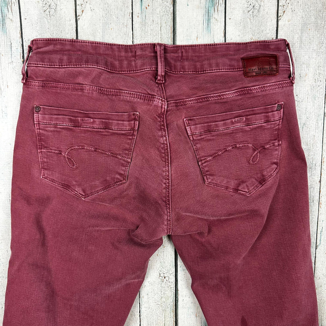 Mavi 'Jesy' Garment Dyed Skinny Ankle Zip Jeans -Size 27 - Jean Pool