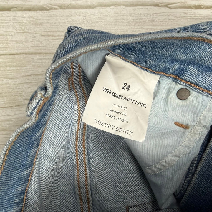 NOBODY 'Siren Skinny Ankle Petite' High Rise Skinny Jeans- Size 24