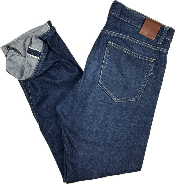 Comoditi Selvedge Stretch Mens Straight Denim Jeans - Size 32