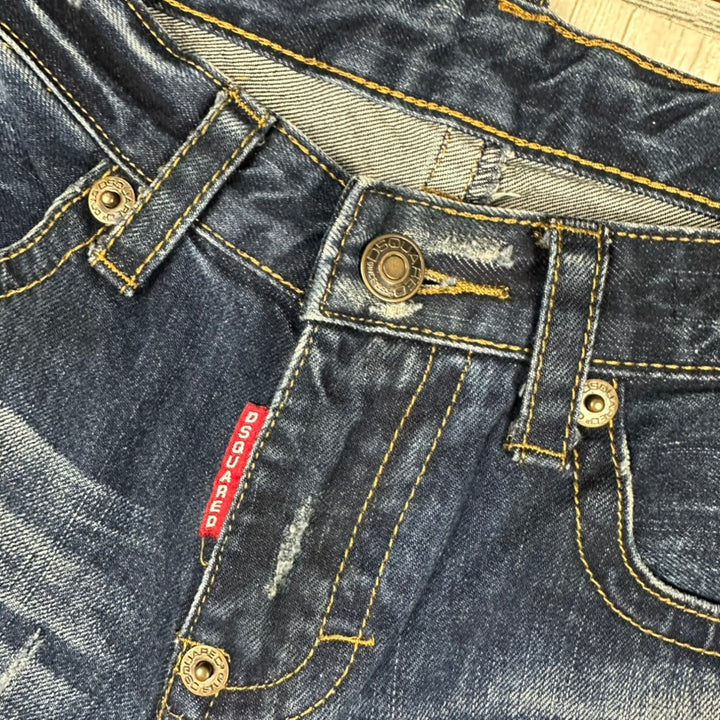 DSquared Ladies Distressed Straight Leg Jeans- Suit Size 9/10