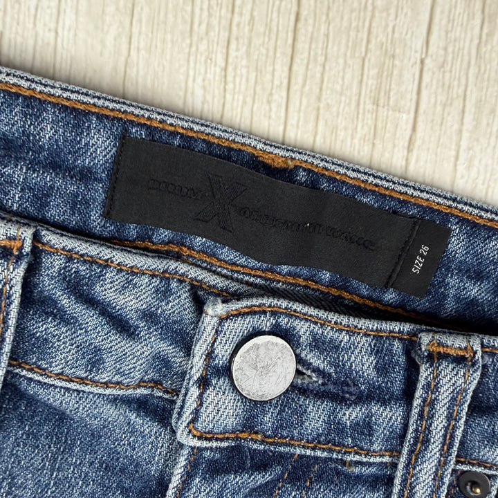 Alexander Wang Slim Straight 'Grip' Ankle Jeans Size 26