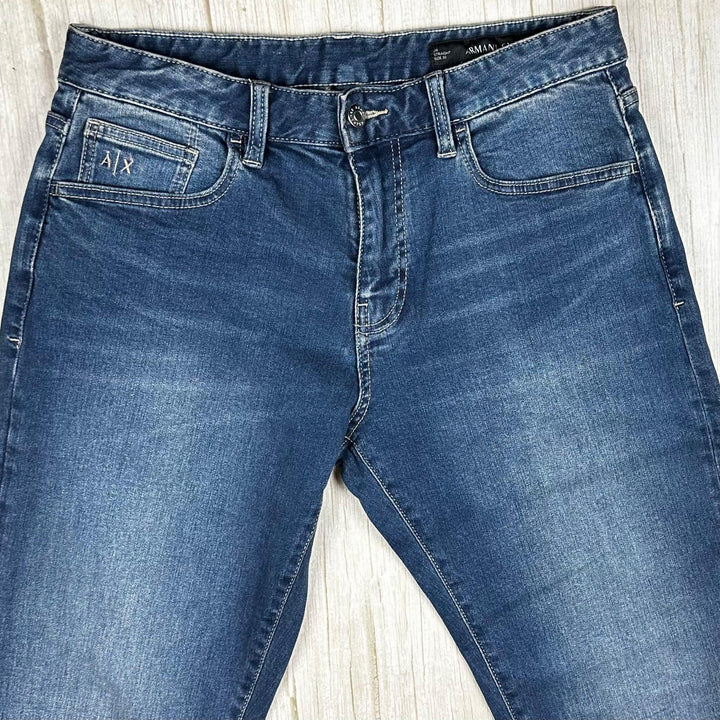 Armani Exchange Mens J16 Straight Jeans  -Size 30S