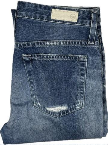 AG Adriano Goldschmied 'Isabelle' High Rise Straight Crop Jeans- Size 26R