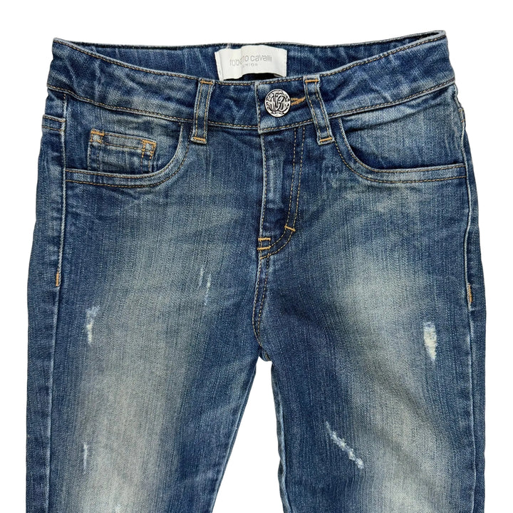 Roberto Cavalli Italy Slim Straight Denim Jeans- Size 5Y