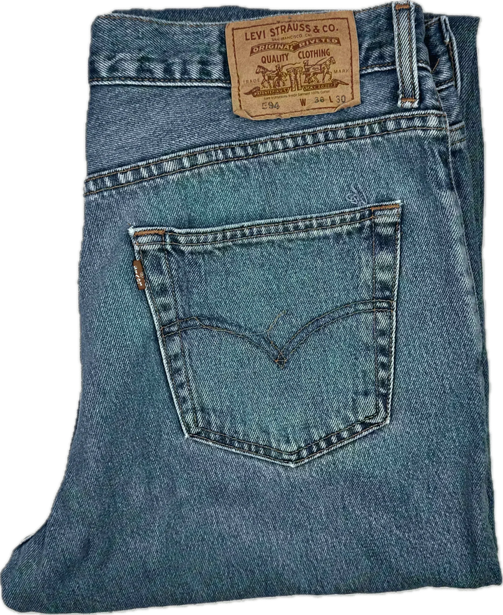 Levis Vintage Y2K Levis 594 Classic Jeans - Size 38/30