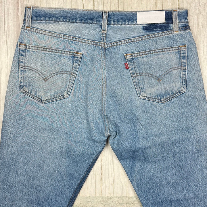 RE/DONE Patch Panelled Relaxed Crop Jeans -Size 30