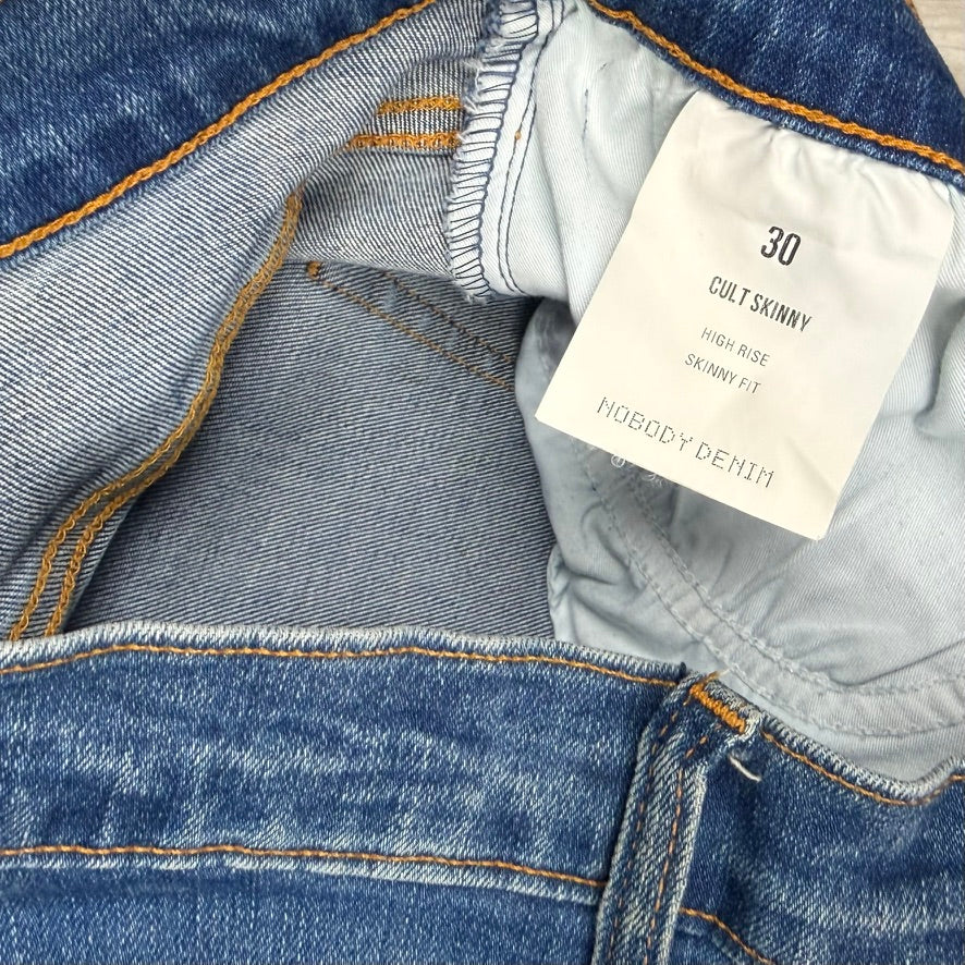 NOBODY 'Cult Skinny' High Rise Skinny Jeans- Size 30