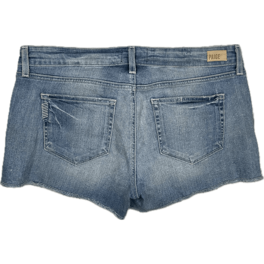 Paige Denim Ladies Shorts with Zips- Size 29 - Jean Pool