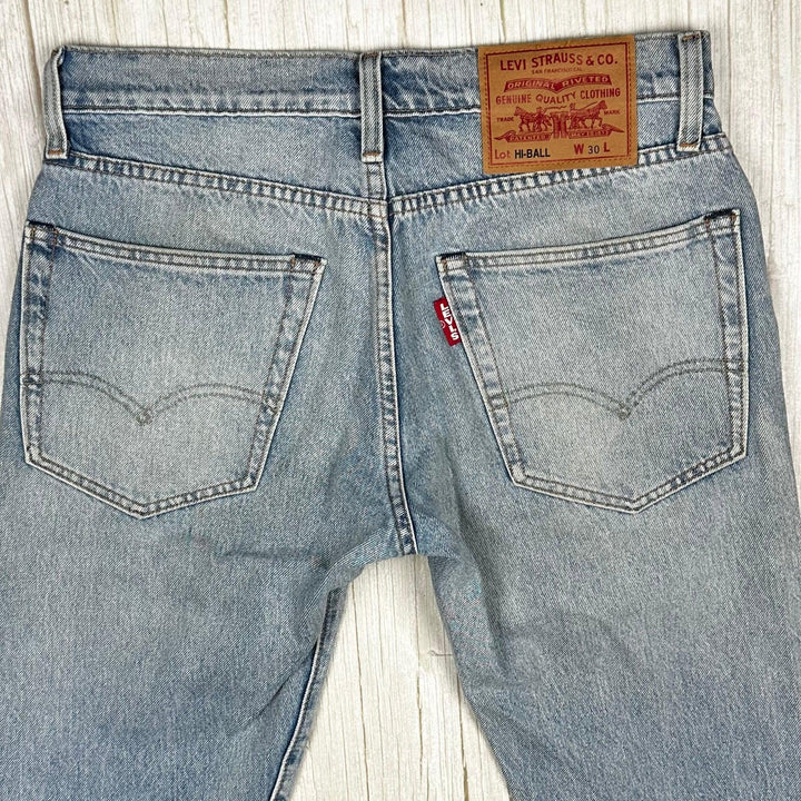 Levis Mens 'HI- BALL' Relaxed Busted Jeans -Size 30