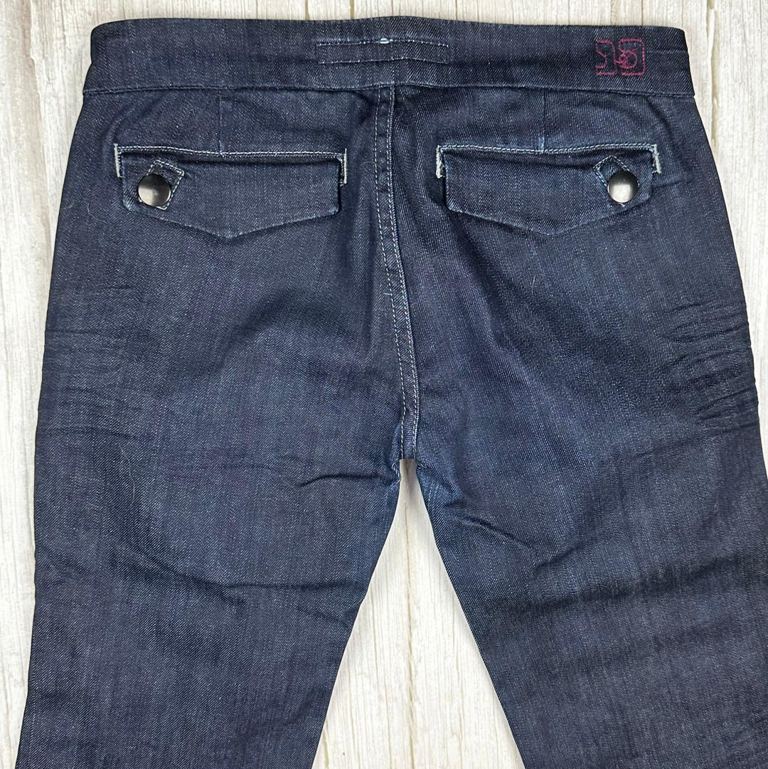 Joes Jeans USA Dark Wash Pant Cut Jeans Size- 27 - Jean Pool