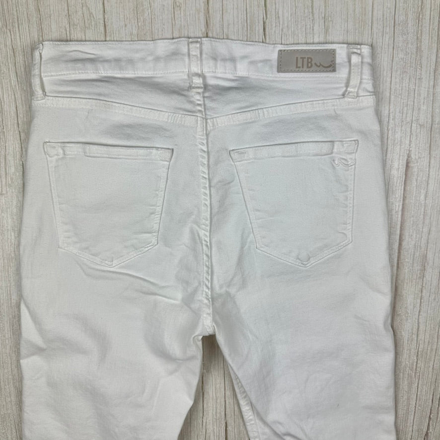 LTB Ladies White 'Tanya X' Mid Rise Skinny Jeans -Size 29