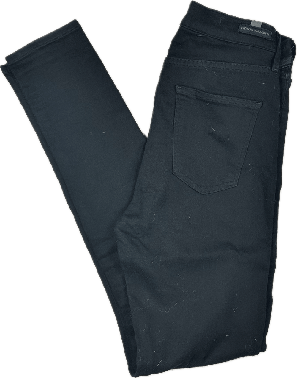 Citizens of Humanity 'Rocket' High Rise Black Skinny Jeans - Size 27 - Jean Pool