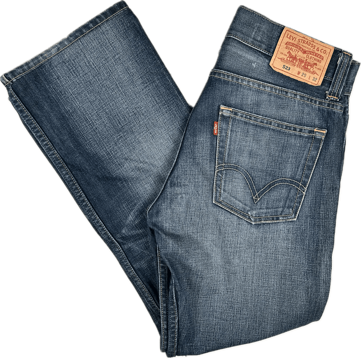 Levis Vintage 90's 523 Straight Denim Jeans - Size 29S - Jean Pool