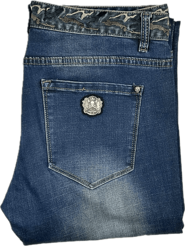 Philipp Plein Mens 'Indian Cowboy' Bootcut Jeans -Size 38 - Jean Pool