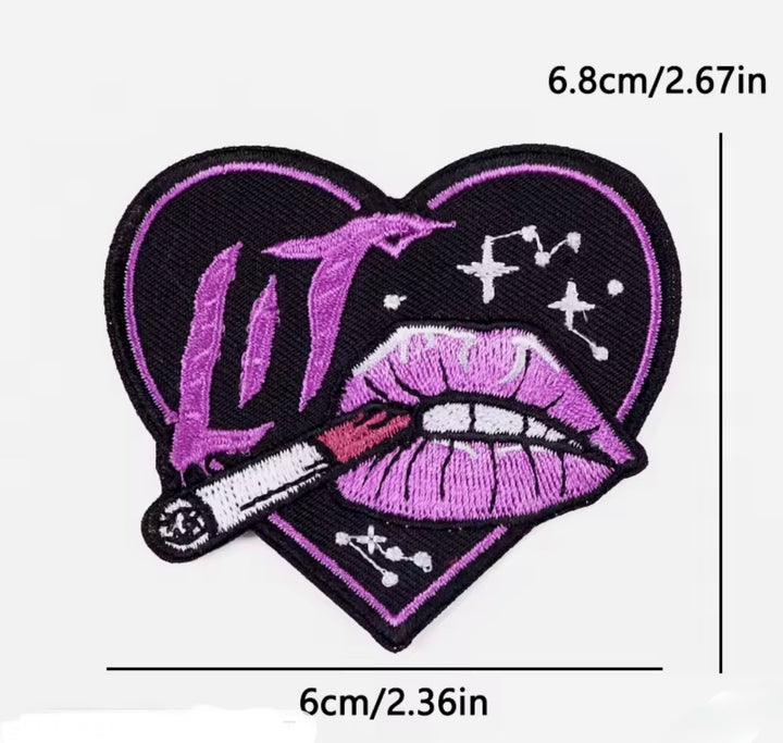 Lit-  Embroidered Iron On Patch