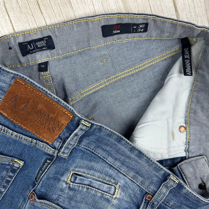 Armani Jeans Mens J23 Slim Jeans  -Size 30
