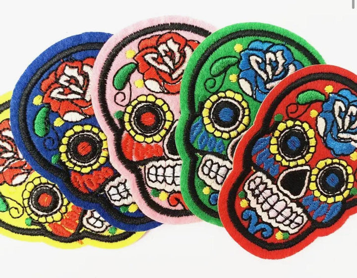 Sugar Skulls- Embroidered Patch