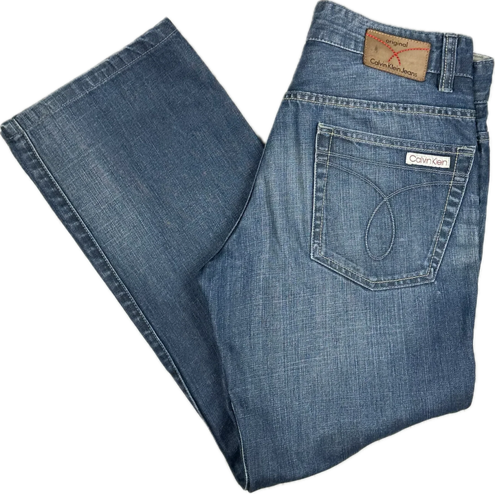 Calvin Klein Y2K  Low Rise Bootcut Denim Jeans - Size 30