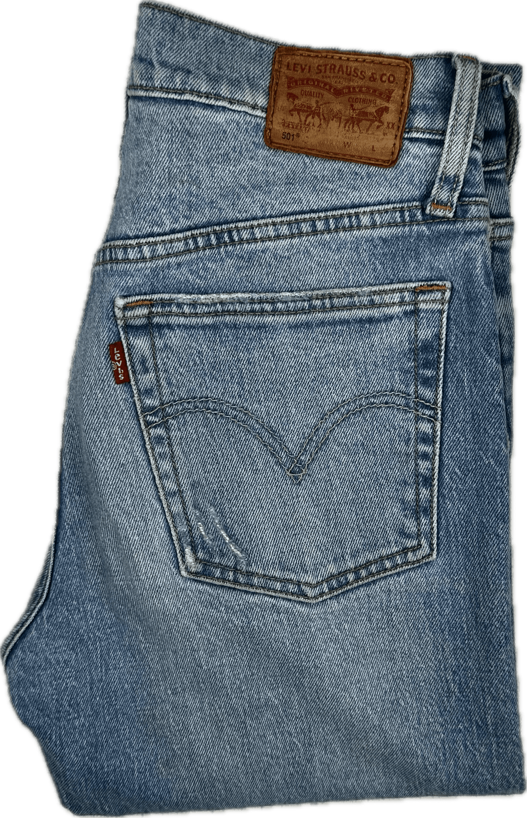 Levis 501 Classic Ladies Denim Jeans -Size 25/32