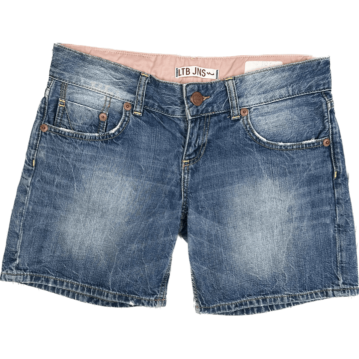 LTB Ladies Low Rise Mini Shorts -Size S - Jean Pool