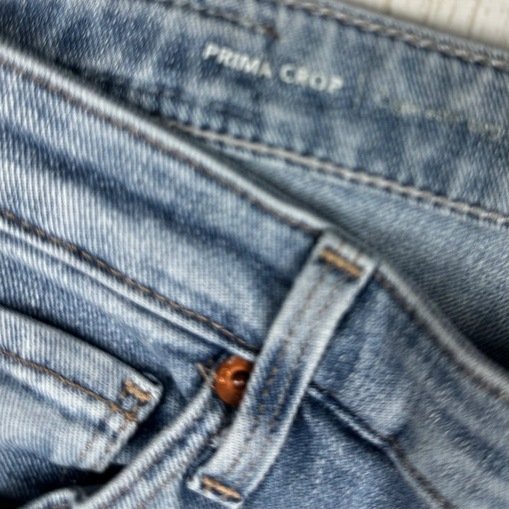 AG Adriano Goldschmied 'the Prima Crop' Mid Rise Cigarette Jeans- Size 28R