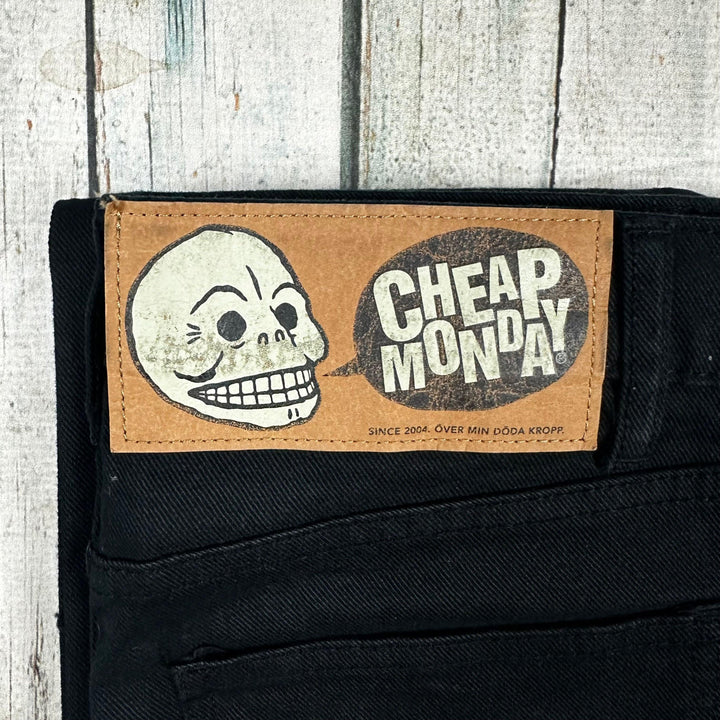 Cheap Monday 'Tight Od Black 'Jeans - Size 29/32 - Jean Pool