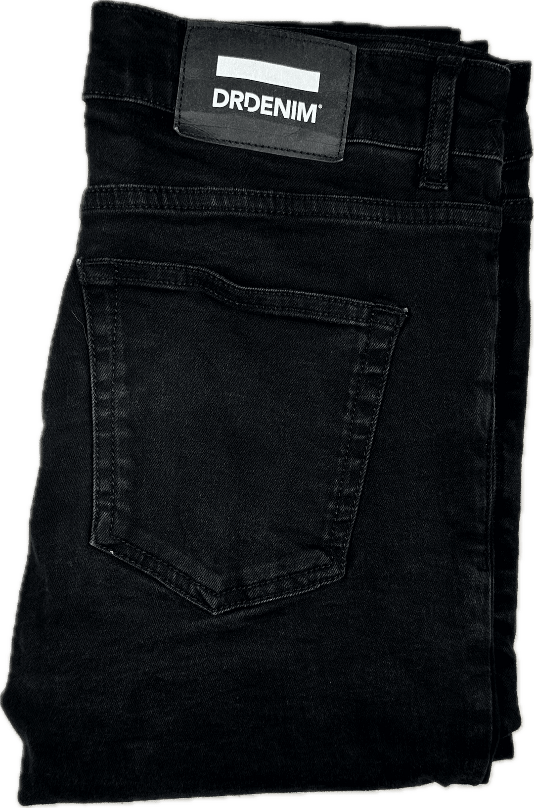 Dr Denim 'Chase' Black Skinny Jeans- Size 31/32 - Jean Pool