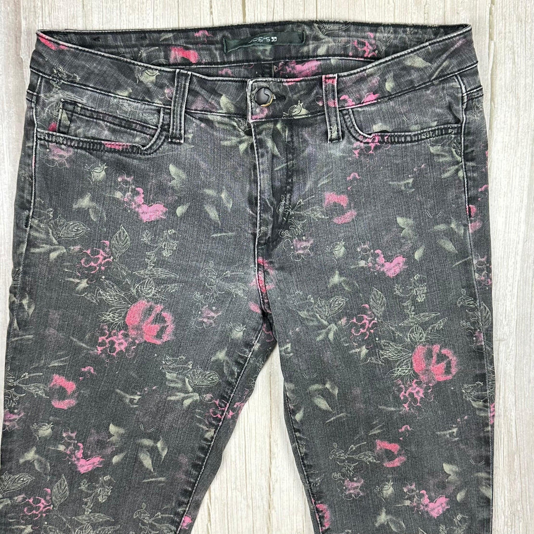 Joes Jeans USA Electric Floral Print Skinny Jeans Size- 30