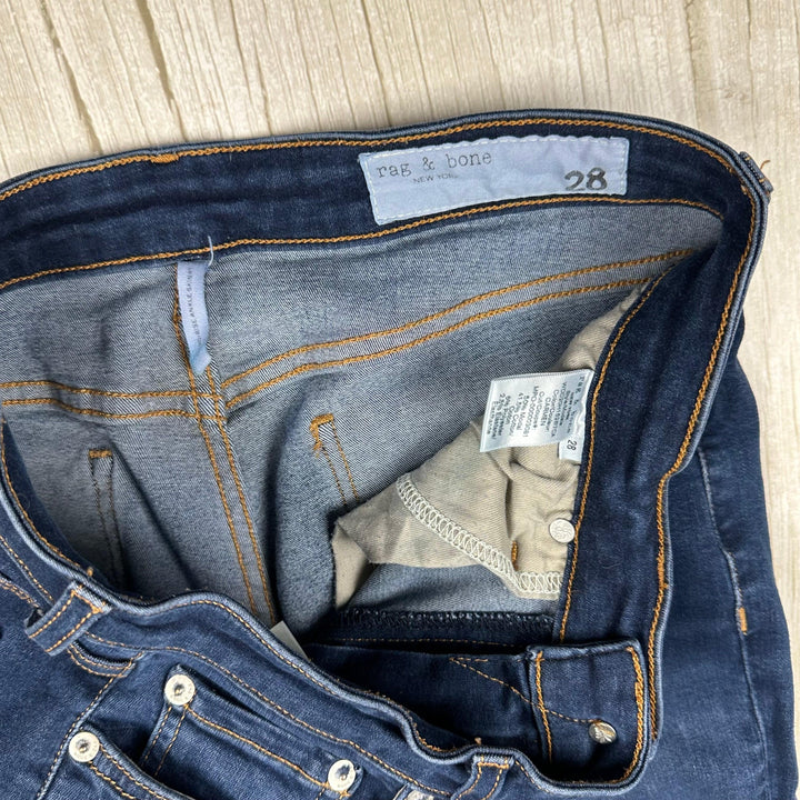 Rag & Bone 'Cate' Mid Rise Skinny Ankle Jeans - Size 28