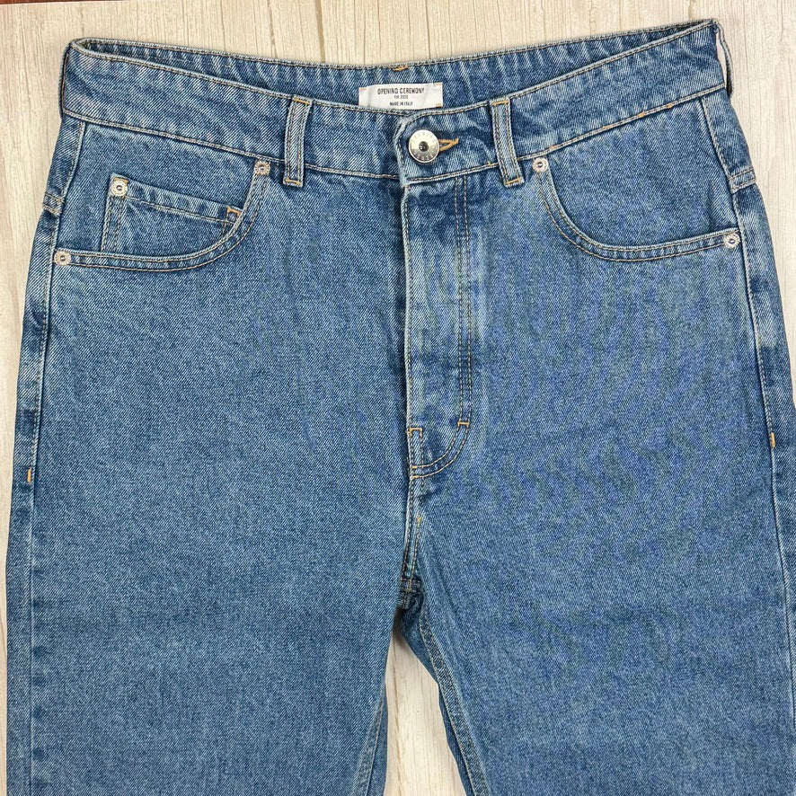 Opening Ceremony Italian Mens Relaxed Denim Logo Jeans -Size 31