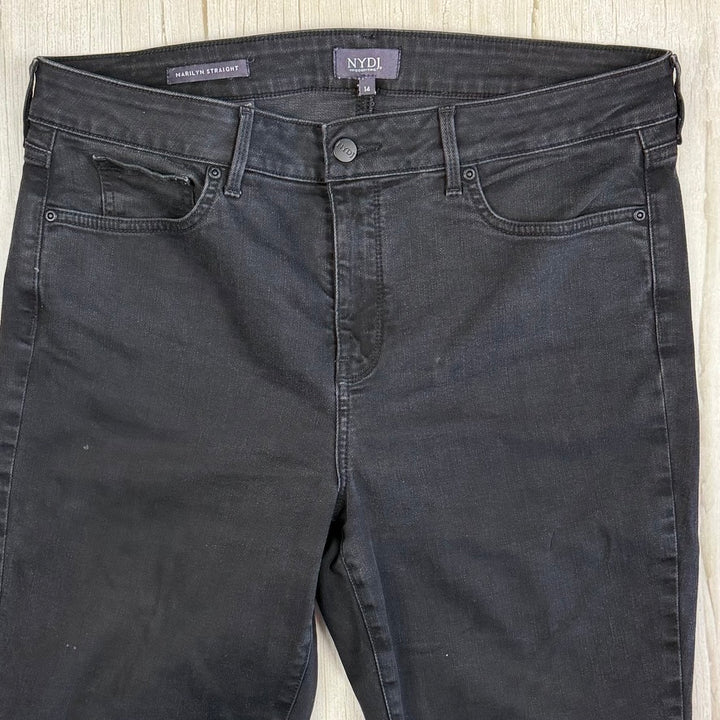 NYDJ - 'Lift & Tuck' MARILYN Straight Leg Jeans -Size 14US suit 18AU