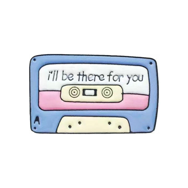 “I’ll be there for you” Cassette- Enamel Pin - Jean Pool