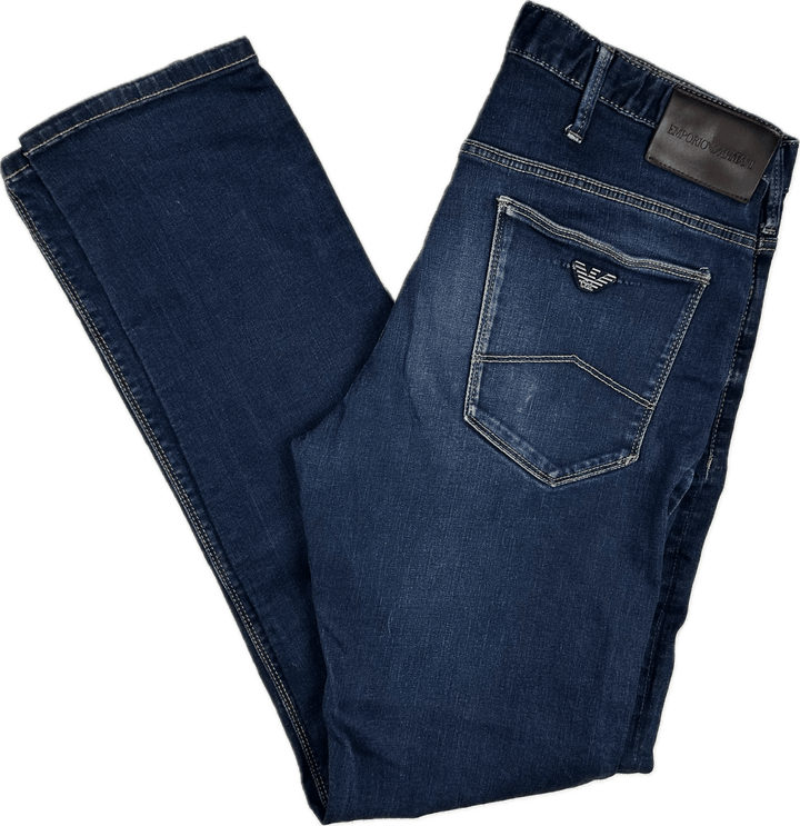 Georgio Armani Jeans Classic Straight Stretch Jeans -Size 34 - Jean Pool