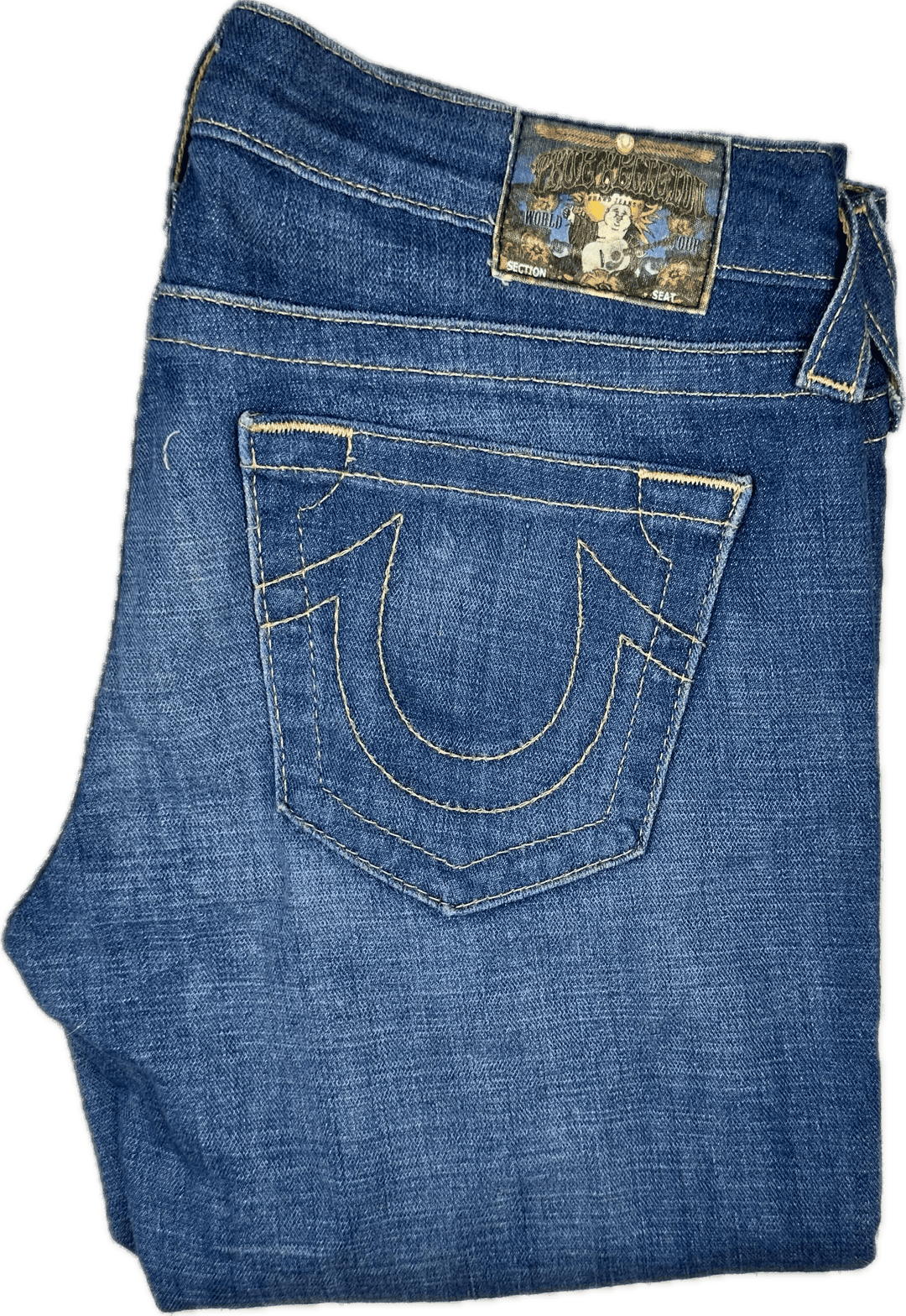 True Religion 'Johnny' Straight Bootcut Jeans- Size 28 - Jean Pool