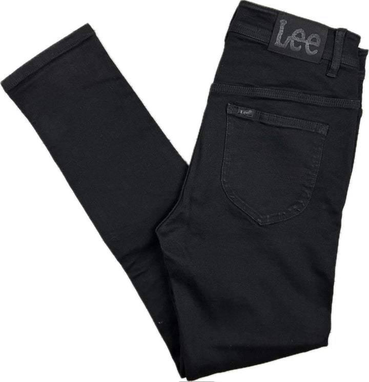 Lee  'Z Two- Slim Tapered' Men's Black Stretch Jeans - Size 30