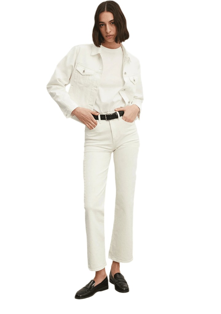 Mavi Jeans 'Victoria' White Wide Leg Jeans -Size 27