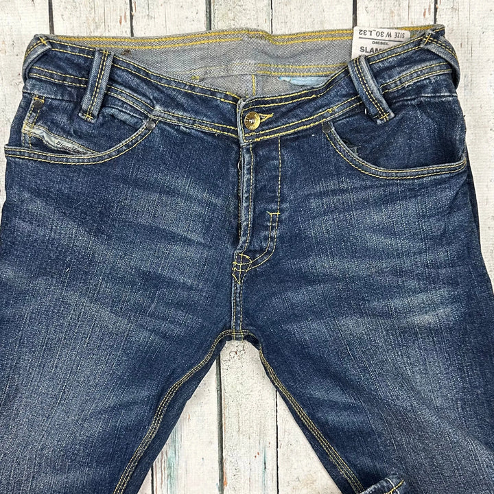 Diesel 'Slammer' Denim Straight Leg Jeans -Size 30/32 - Jean Pool