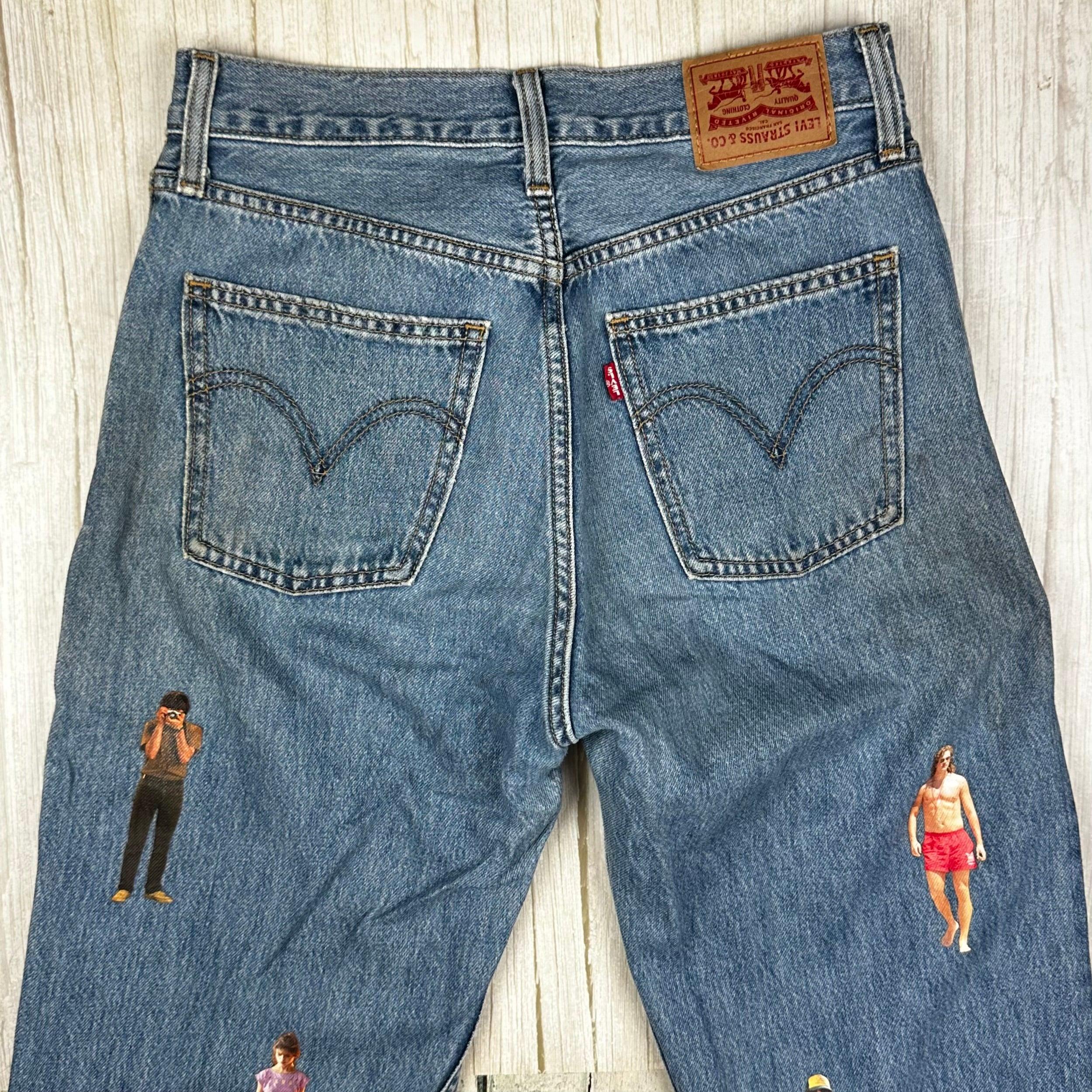 Levis x Stranger Things Netflix Ladies 'Dad Jeans' -Size 26 – Jean