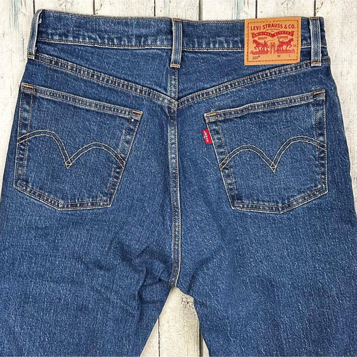 Levis Denim Classic 501 Button Fly Jeans - Size 28/30 - Jean Pool