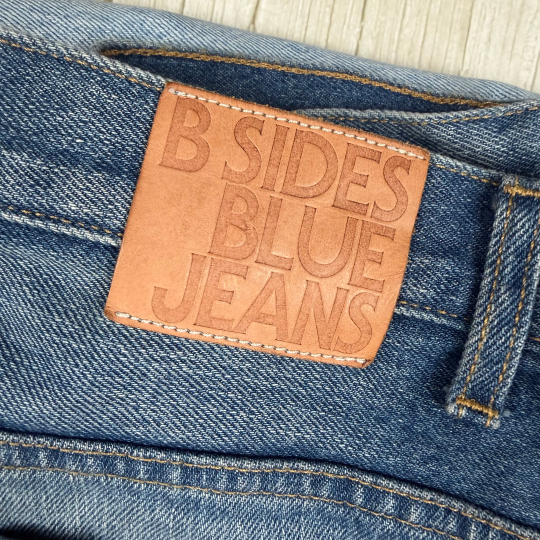 B Sides USA Made Super Wide Leg Patchwork 'Claude' Jeans   - Size 27