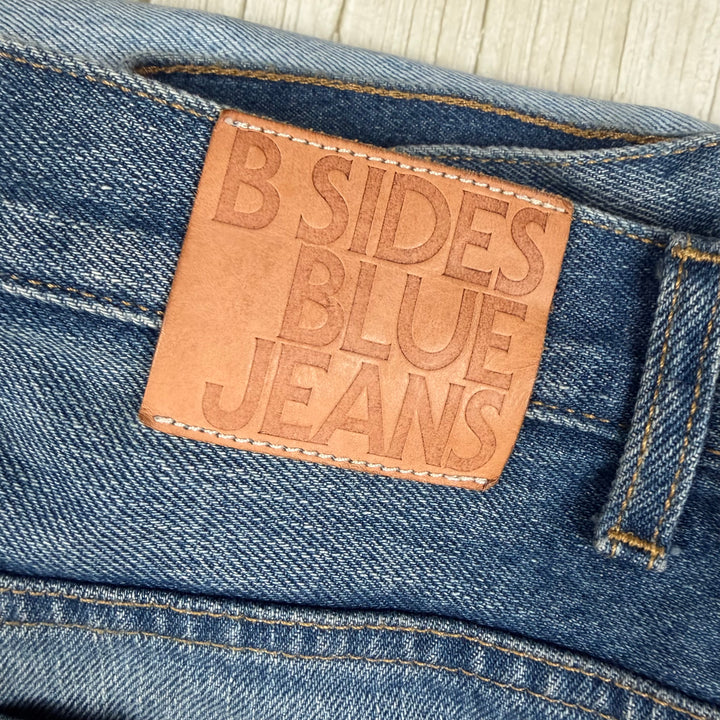 B Sides USA Made Super Wide Leg Patchwork 'Claude' Jeans   - Size 27