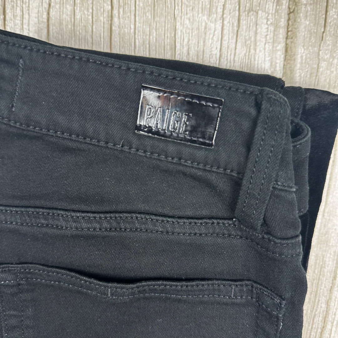 Paige Denim 'Hoxton Ultra Skinny' Black Jeans - Size 27