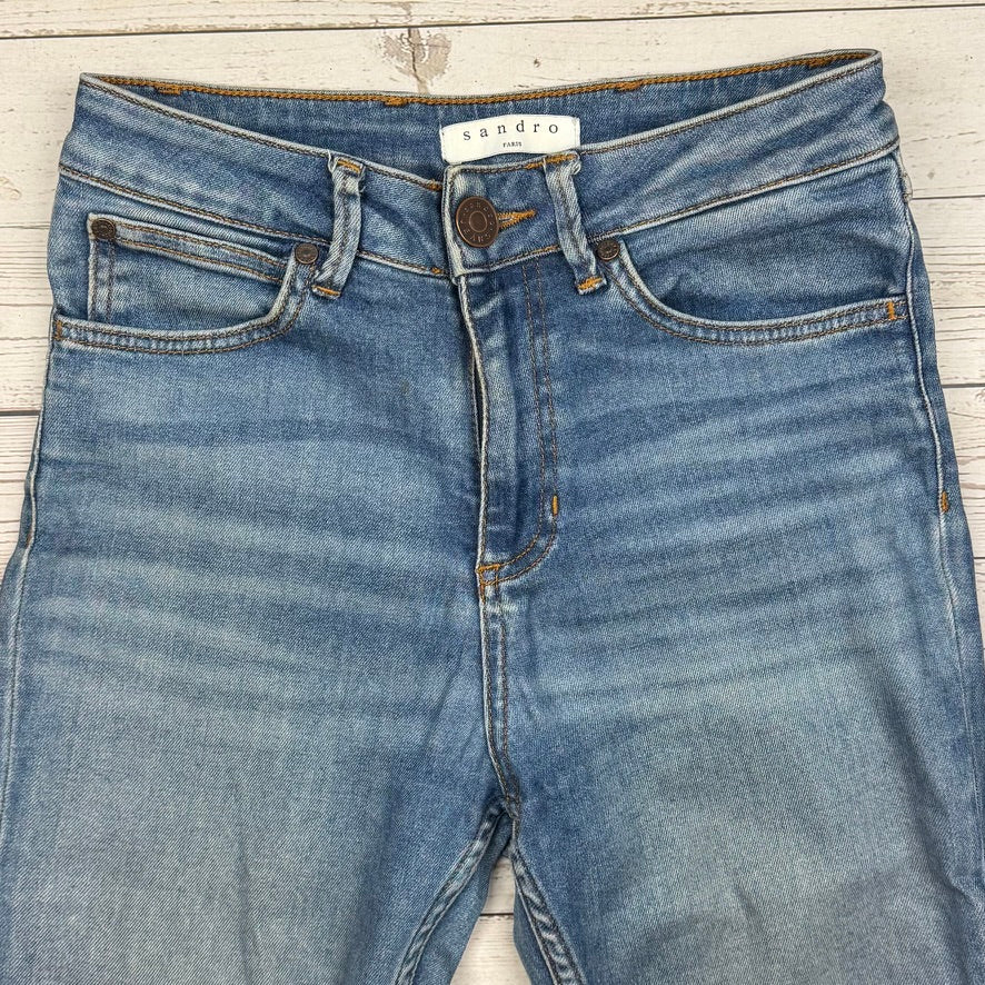 Sandro Paris 'Markus' Slim Straight Released Hem Jeans - Size 36/ 8AU