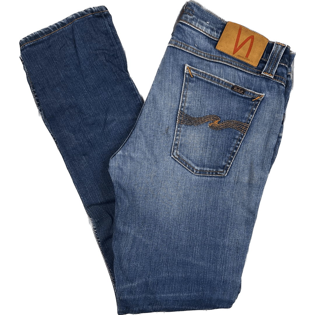 Nudie Jeans Co 'Tight Long John' Super Blue Jeans - Size 30/32 - Jean Pool