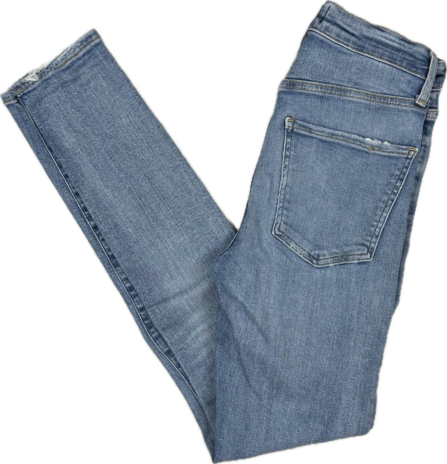 AGOLDE 'Sophie' High Rise Distressed Jeans- Size 25