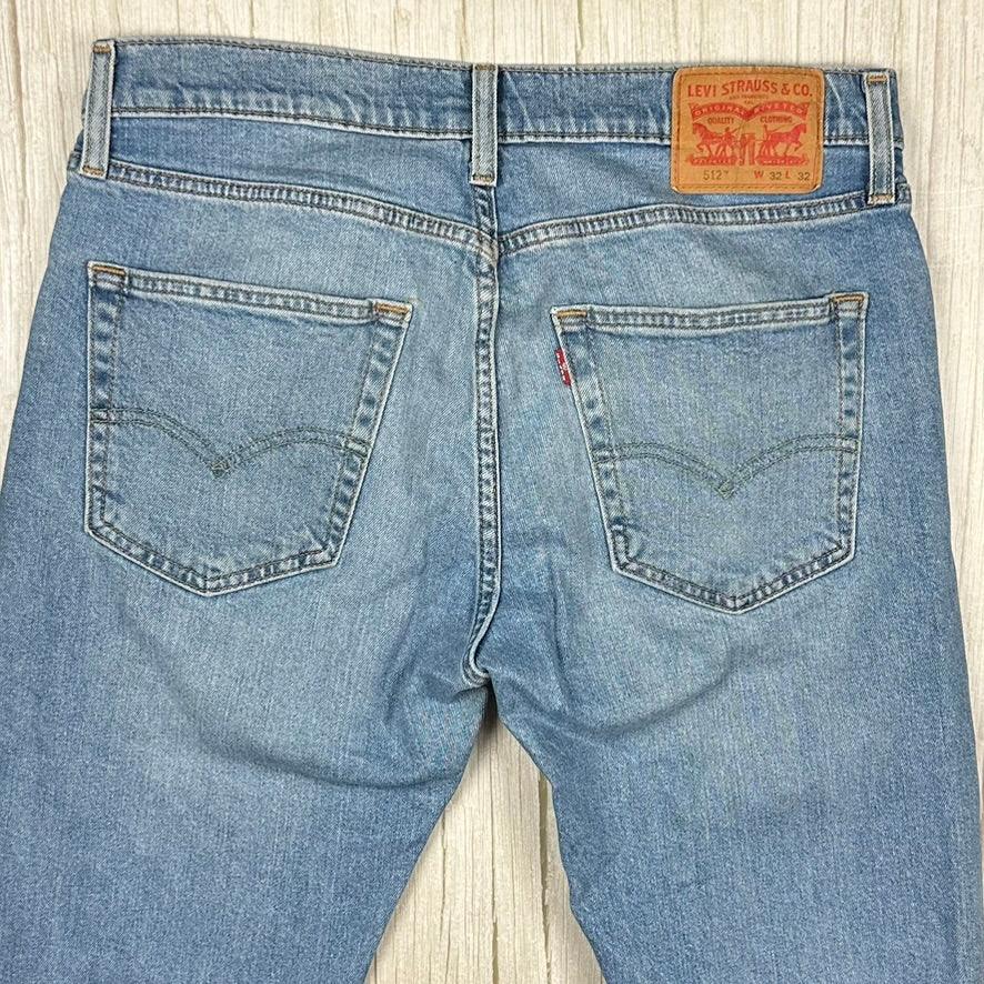 Levis 512 Tapered Light Wash Mens Jeans - Size 32R