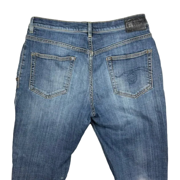 R13 Made in Italy 'X Over' Blue Jeans Jeans- Size 28