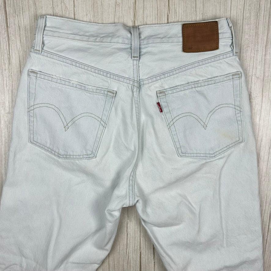 Levis Premium 501s Classic Ladies Denim Ankle Jeans -Size 27/28