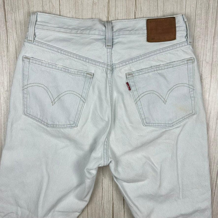 Levis Premium 501s Classic Ladies Denim Ankle Jeans -Size 27/28