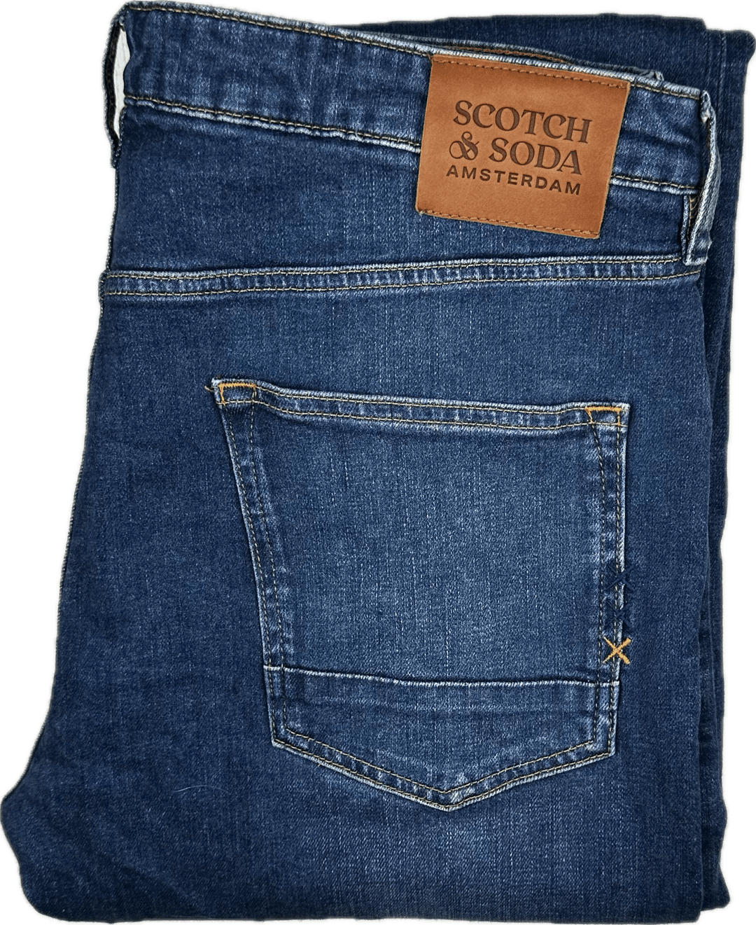 Scotch & Soda Mens 'Ralston' Slim Fit Jeans- Size 38/34
